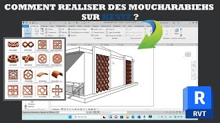 comment réaliser des moucharabiehs sur revit [upl. by Kaila]