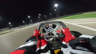 Al Forsan Rental Session First karting incident [upl. by Nosrej]