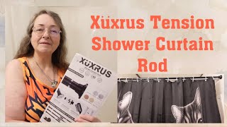 Xuxrus Tension Shower Curtain Rod  Unboxing amp Review [upl. by Gally626]