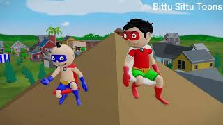 Bittu Sittu Superhero Wala Cartoon [upl. by Llewoh]