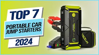 Top 7 Best Portable Car Jump Starters 2024 [upl. by Lyns]