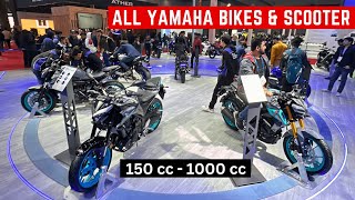 New Yamaha Motorcycles amp Scooter 2024 India  R1M MT07 R7 MT 03 MT 15 Nmax R15 M FZX Fascino [upl. by Ramhaj]