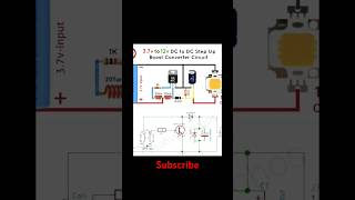 Diy 37v to 12v DC to DC Step Up Boost Converter Circuit🤯 diy [upl. by Assirok]