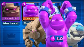 GOLEM FAMILY DECK BE LIKE  Clash Royale Memes 2023 [upl. by Boor]