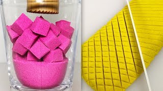 Very Satisfying Video Compilation 89 Kinetic Sand Cutting ASMR [upl. by Hgielah]