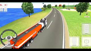 truck transporting trailer truck Indian truck simulator transporting truck pt 2 [upl. by Edouard712]