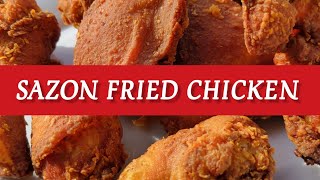 Sazon Fried Chicken  Fried Chicken recipe [upl. by Lundeen]