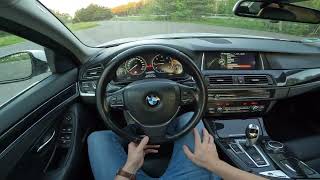 BMW F10 520D LCI 135KW 2014 POV Test Drive [upl. by Aluap]