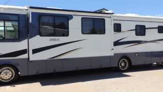 Nice Clean 36 2002 Holiday Rambler Admiral 36DBD 2 Slides 2 Bathrooms Zoomersrvindiana [upl. by Ayhtak]