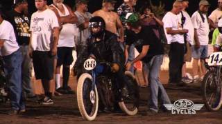 Antique Flat Track Races in Davenport IA • JampP Cycles [upl. by Ahsikyt]