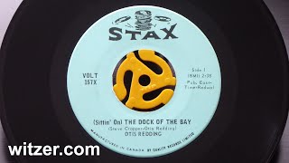 SITTIN ON THE DOCK OF THE BAY  OTIS REDDING 1968 on original STAX Canada 45 rpm [upl. by Hareehat441]