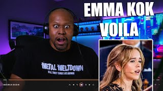 First Time Reaction to Emma Kok  Voila [upl. by Bradan267]