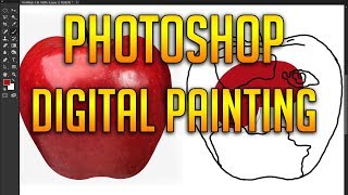 Photoshop Digital Painting Tutorial Hindi [upl. by Odrarebe]