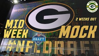 A Trade Back Scenario  MidWeek Packers Mock Draft 2 Weeks Left [upl. by Snebur]