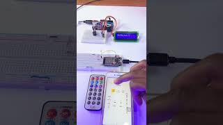 Controlling a Buzzer and an LCD Display using the KME SMART IoT App and IR Transmitter electronics [upl. by Edme114]