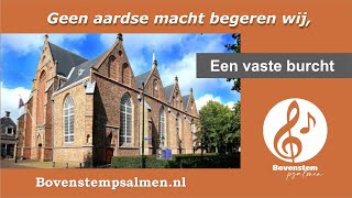 Een Vaste Burcht is onze God vers 1 en 2 samenzang met bovenstem  Orgel André Nieuwkoop [upl. by Umeko]