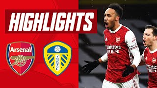 AUBA WITH A HATTRICK  Arsenal vs Leeds 42  Premier League [upl. by Himelman]