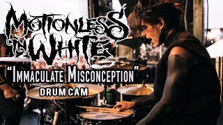 Motionless In White  Immaculate Misconception  Drum Cam LIVE [upl. by Orel]