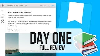 Day One Journal App Review  all features pricing and opinions [upl. by Senecal]