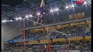 Svetlana Khorkina Russia  2002 Worlds SemiFinals  Uneven Bars [upl. by Carling205]