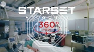 Starset  Ricochet 360 Lyric Video [upl. by Annalise]