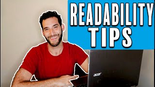 4 Readability Tips to Improve Your Writing [upl. by Atilrahc]