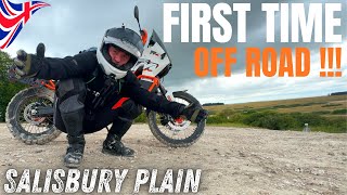 DISCOVERING SALISBURY PLAIN FIRST TIME OFF ROAD KTM 990 [upl. by Warila]