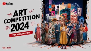 Art Competition 2024 😍  Open for all 😍  New Drawing competition on YouTube [upl. by Gader]