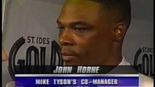 UNDISPUTED TRUTH MIKE TYSON S COMANAGER JOHN HORNE Ear Bite 3 inch cut [upl. by Ariak]