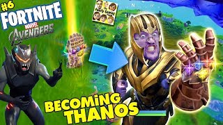 FORTNITE AVENGERS Get Thanos Infinity Gauntlet Everytime Marvel Battle Royale FGTEEV 6 [upl. by Buhler]