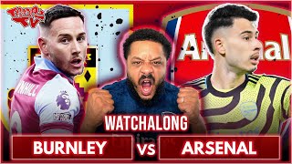 Burnley 05 Arsenal  Premier League  Watchalong WTroopz [upl. by Iglesias]