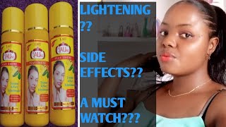 PEAU JAUNE LIGHTENING LOTIONDOES IT REALLY WORKS [upl. by Ahseat]