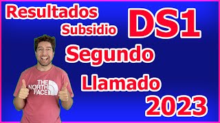 Puntaje de corte subsidio ds1 segundo llamado 2023  RESULTADOS DS1 2023 [upl. by Kirimia93]