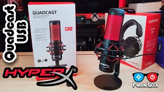 Micrófono HyperX Quadcast USB  Review en Español [upl. by Carola]