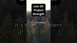 The 50th Law Law 33 Project Strength psychologypsychologyfactsdarkpsychology [upl. by Dressel]