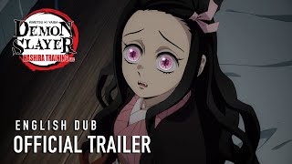 Demon Slayer Kimetsu no Yaiba Hashira Training Arc English Dub  OFFICIAL TRAILER [upl. by Laeria]