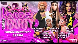 Sasha Colby amp Luxx Noir London Roscoes RuPauls Drag Race Season 15 Viewing Party [upl. by Rikahs]