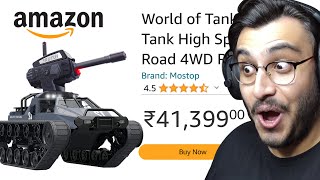 I BOUGHT THE MOST EXPENSIVE RC TANK FROM AMAZON [upl. by Melliw]