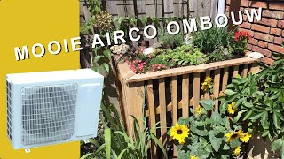 Mooie ombouw voor airco  airconditioning warmtepomp unit van hout op maat kopen [upl. by Collimore]