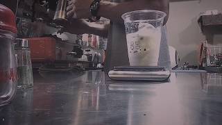 Flat white coffee  barista work [upl. by Homer]