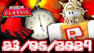 RELEASE DATE REVEALED quotTHE CLASSICquot EVENT IS ABOUT TO START ROBLOX The Classic Leaks [upl. by Utter699]