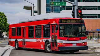 OC Flyer Transit District 2009 New Flyer C40LFR 7595  Ride Video ex Unitrans [upl. by Naghem923]