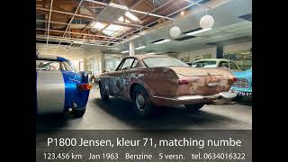 Volvo P1800 Jensen kleur 71 matching numbers [upl. by Ced372]