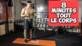 Les 8 meilleurs exercices avec un élastiques  musculation maison [upl. by Rosy761]