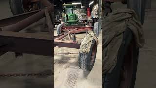 Restoring old hay wagon running gear [upl. by Nnylyahs115]