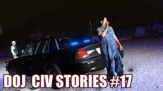 GTA5 RP  DOJ Civ Stories 17  Georges Ride Along [upl. by Claudetta]