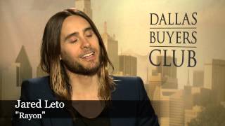 Dallas Buyers Club Jared Leto amp Matthew McConaughey Interviewed by Sasha PerlRaver [upl. by Llemart434]