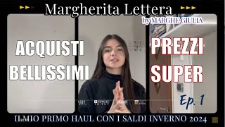 PRIMO HAUL INVERNALE Ep1  MEGA SHOPPING  Acquisti bellissimi con PREZZI BASSISSIMI [upl. by Sura]