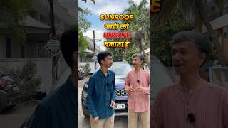 🚙SUNROOF ke TANTE4😤sunroofleak carsafety cartips carmaintenance sunroof [upl. by Junie]