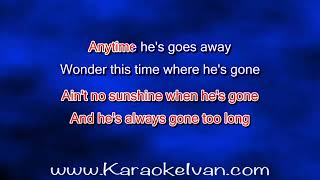 Canen  Aint No Sunshine cover KARAOKE [upl. by Eniamerej]